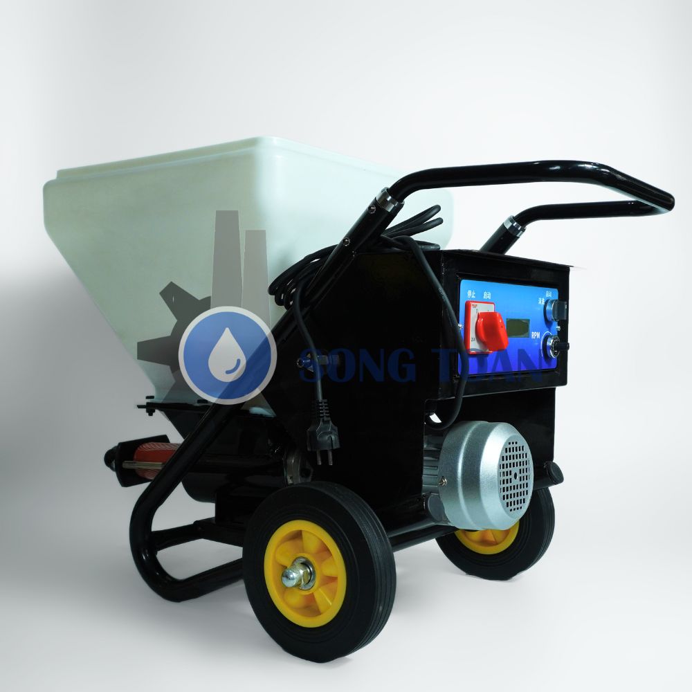 máy phun chống thấm, gai sần đa năng